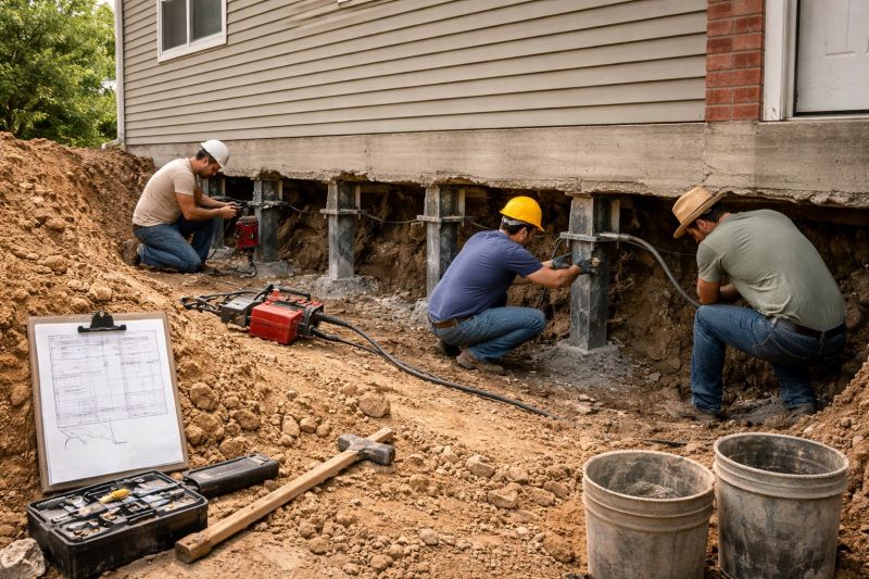 Foundation Repair in Swansboro, NC