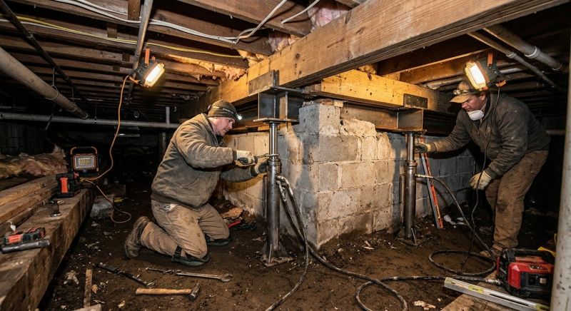 Basement Foundation Repair in Beaufort, NC