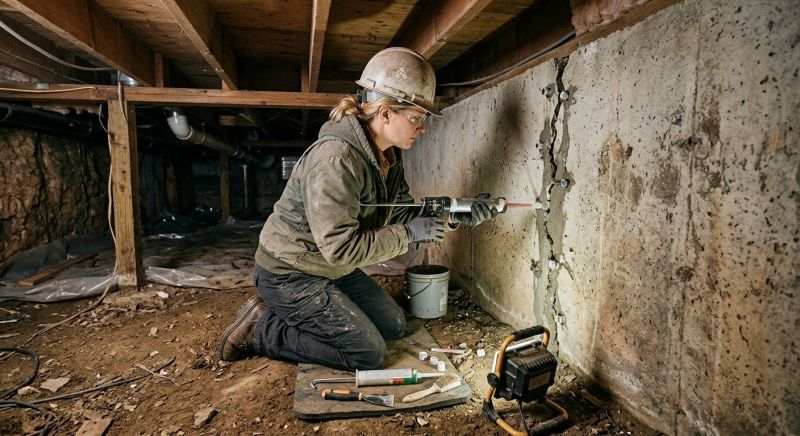 Basement Foundation Repair in Emerald Isle, NC