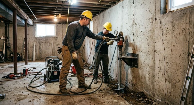Basement Stabilization in Swansboro, NC