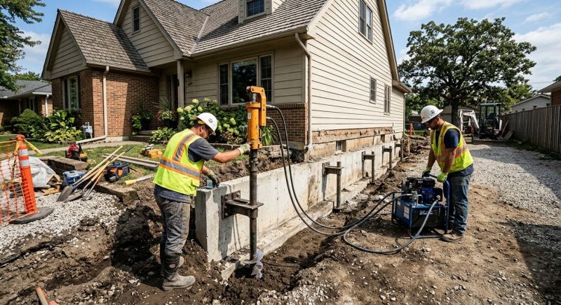 Basement Stabilization in Swansboro, NC