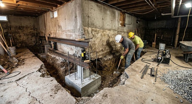 Basement Underpinning in Swansboro, NC