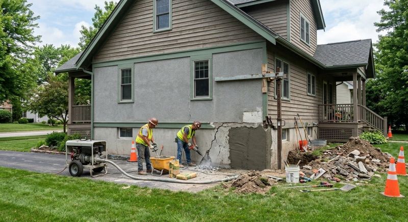 Building Foundation Repair in Jacksonville, NC