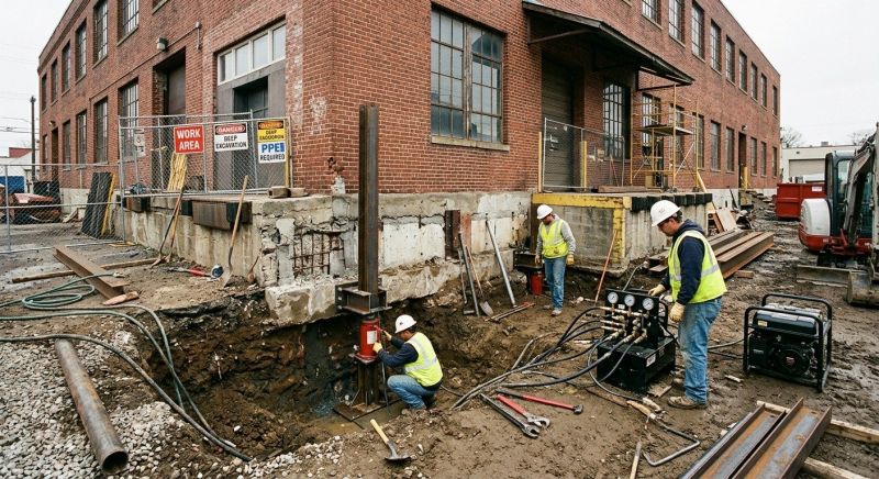 Building Foundation Repair in Maysville, NC
