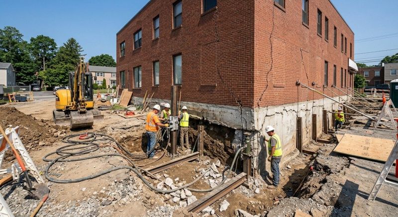 Commercial Foundation Repair in Swansboro, NC