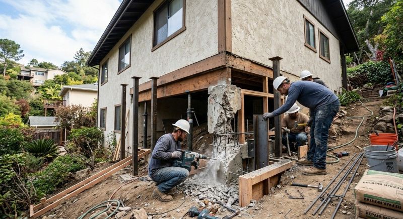 Concrete Foundation Repair in Havelock, NC