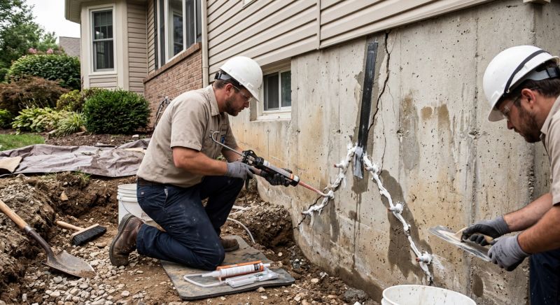 Cracked Foundation Repair in Jacksonville, NC
