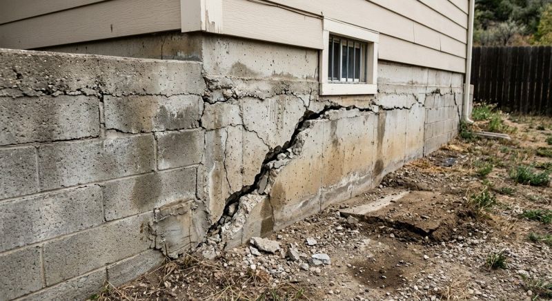Cracked Foundation Repair in Morehead City, NC