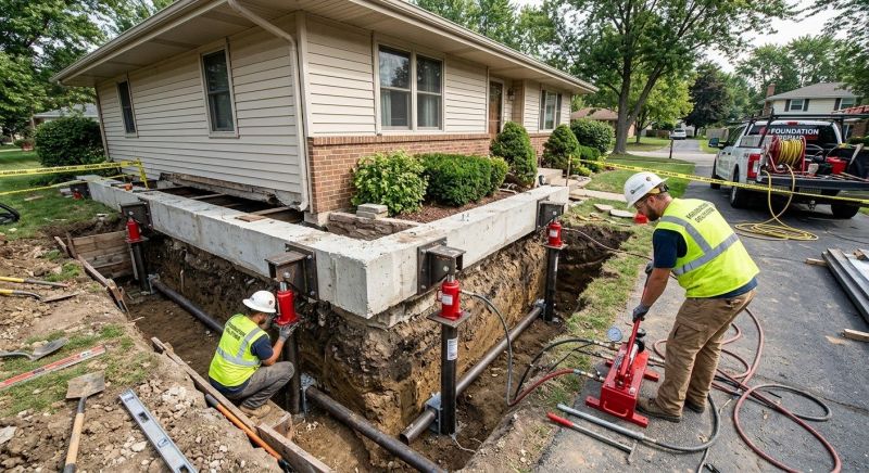 Foundation Jacking in Jacksonville, NC