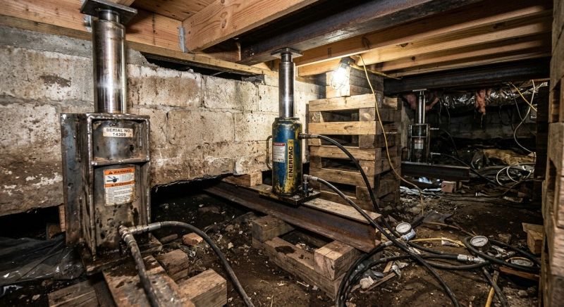 Foundation Jacking in Swansboro, NC