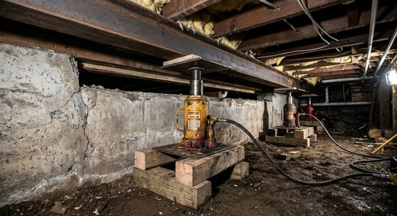 Foundation Jacking in Maysville, NC