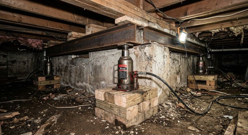 Foundation Jacking in Morehead City, NC