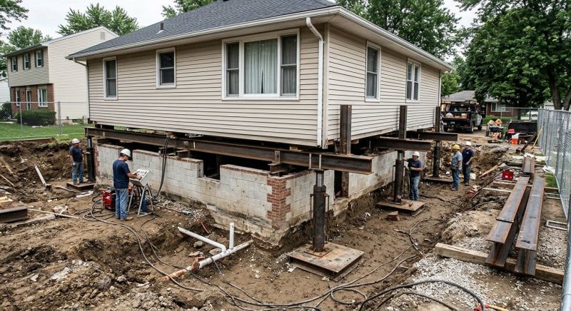 Foundation Lifting in Atlantic Beach, NC
