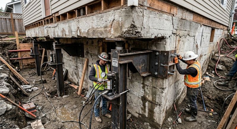 Foundation Lifting in Onslow County, NC