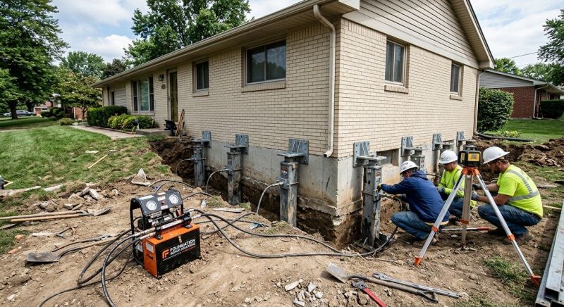 Foundation Pier Leveling in Swansboro, NC