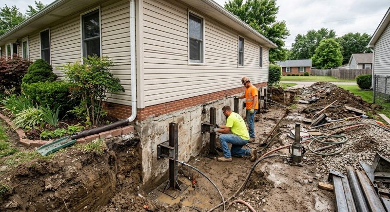 Foundation Pier Repair in Swansboro, NC