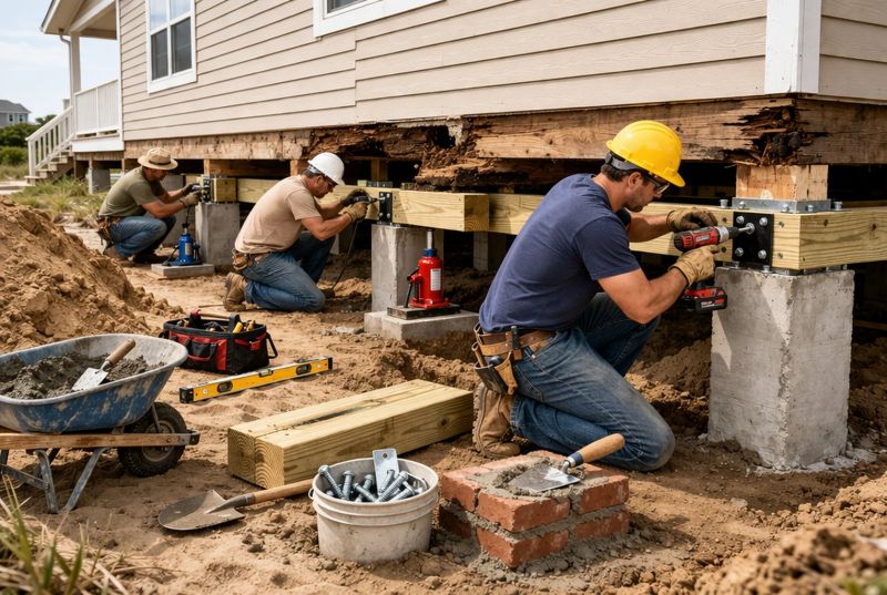 Foundation Raising in Beaufort, NC