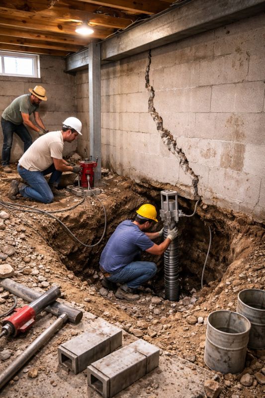 Foundation Structural Repair in Maysville, NC