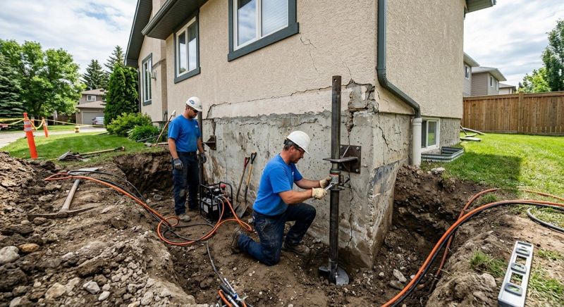 Helical Piers Installation in Swansboro, NC