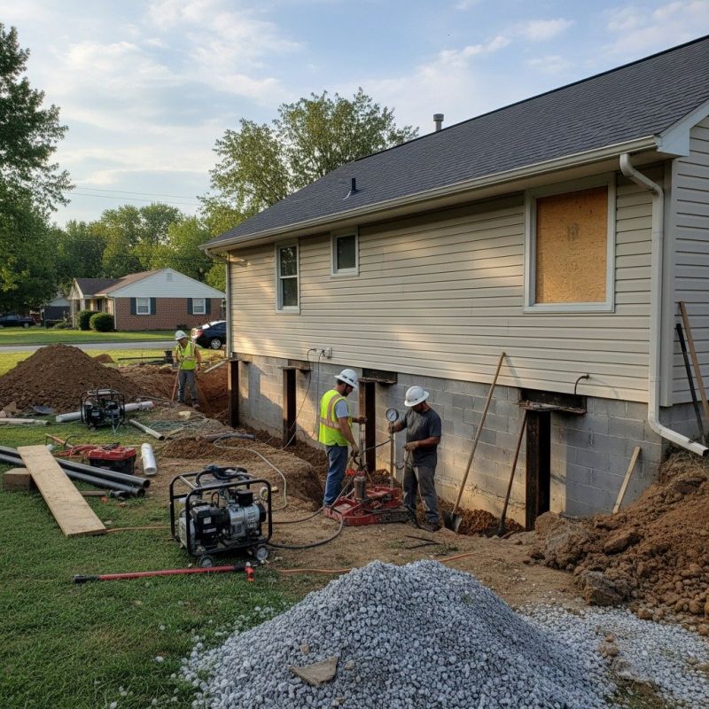 Home Foundation Repair in Hubert, NC