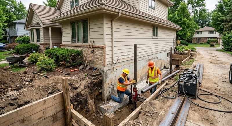 House Foundation Repair in Emerald Isle, NC