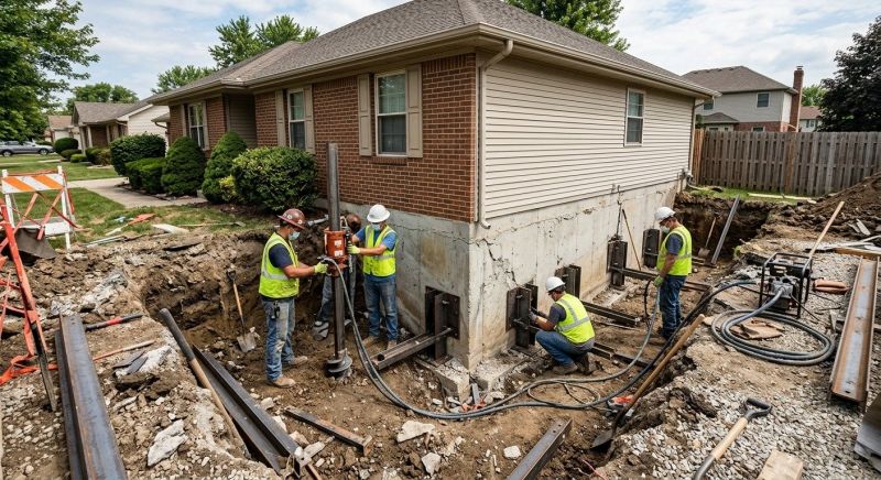 House Foundation Repair in Onslow County, NC