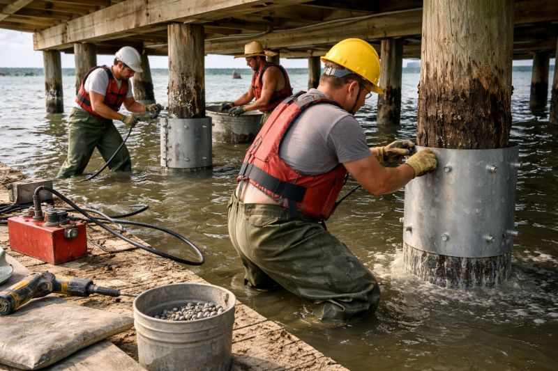 Piling Repair in Swansboro, NC