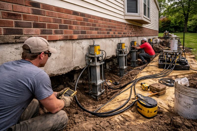 Settling Foundation Service in Hubert, NC