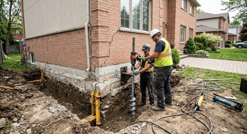 Sinking Foundation Repair in Onslow County, NC