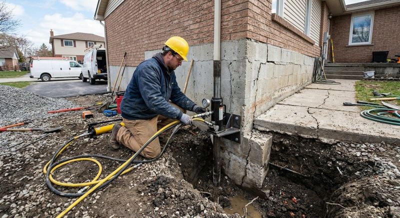 Sinking Foundation Repair in Onslow County, NC