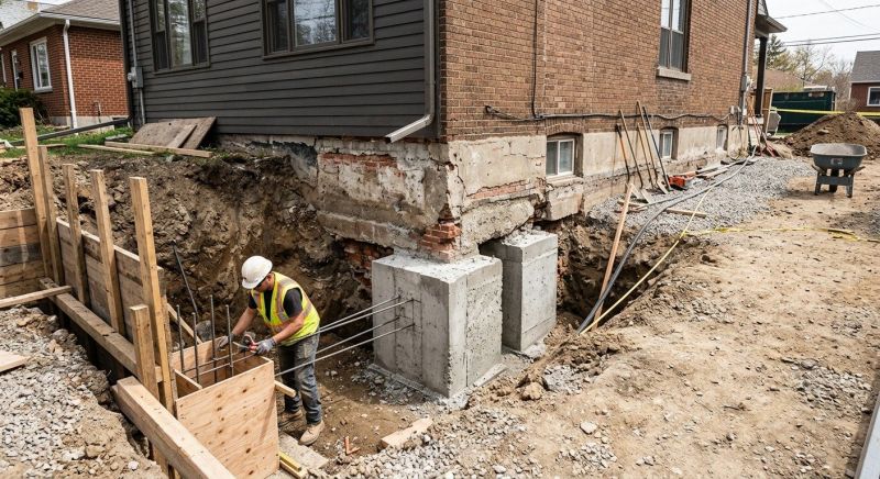 Structural Underpinning in Swansboro, NC